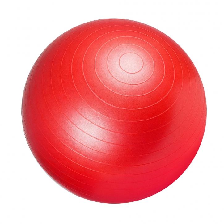 Gym Ball Fitness Ball 65cm - Red - Gorilla Sports South Africa - Aerobic & Yoga