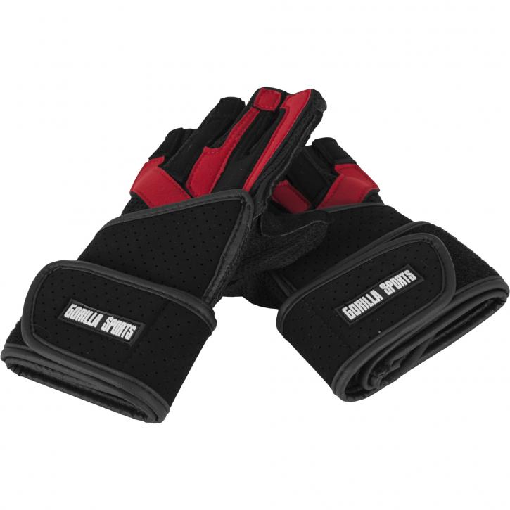 Deluxe Weight Lifting Gloves With Wrist Support - S - Gorilla Sports South Africa - Gym Equipment