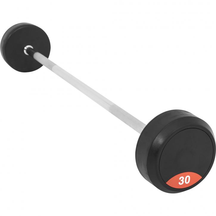 Fixed Rubber Barbell 30KG - Gorilla Sports South Africa - Weights