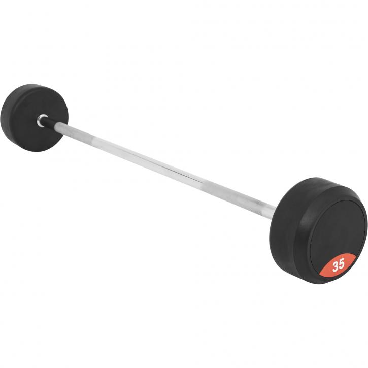 Fixed Rubber Barbell 35KG - Gorilla Sports South Africa - Weights