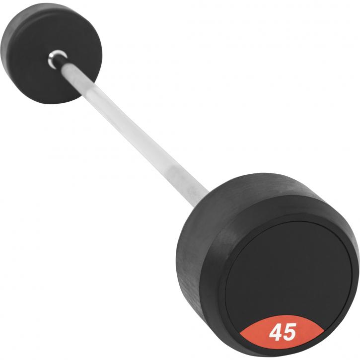 Fixed Rubber Barbell 45KG - Gorilla Sports South Africa - Weights