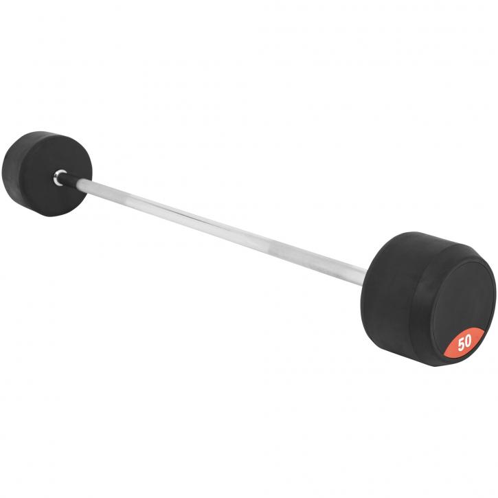 Fixed Rubber Barbell 50KG - Gorilla Sports South Africa - Weights