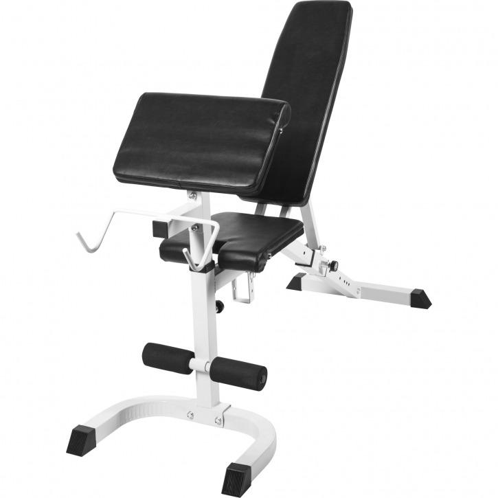 Adjustable Incline/Decline Bench with Preacher Curl - Gorilla Sports South Africa - Gym Equipment