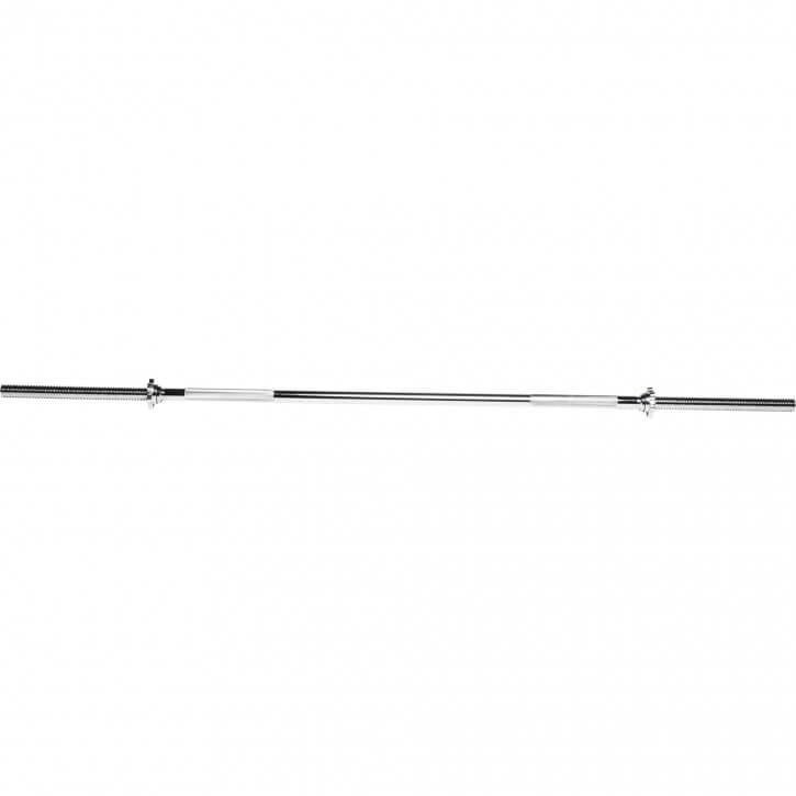 Barbell Bar 180cm - Spinlock Star Collars - Chrome - Gorilla Sports South Africa - Weights