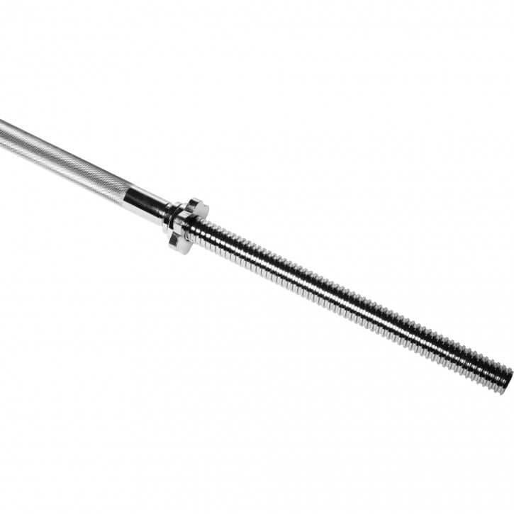 Barbell Bar 200cm - Spinlock Star Collars - Chrome - Gorilla Sports South Africa - Weights