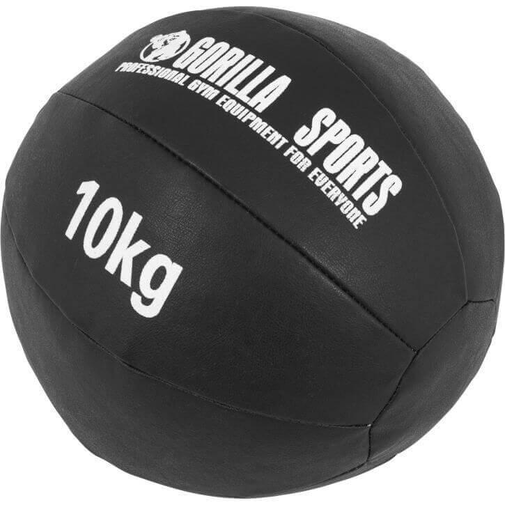 Leather Style Medicine Ball 10KG - Gorilla Sports South Africa - Functional Training
