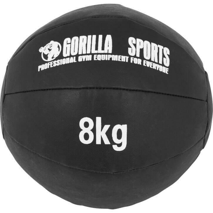 Leather Style Medicine Ball 8KG - Gorilla Sports South Africa - Functional Training