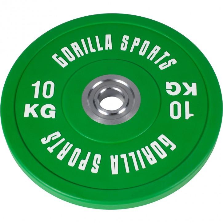 Pro Olympic Bumper Plate 10KG - Gorilla Sports South Africa - Weights