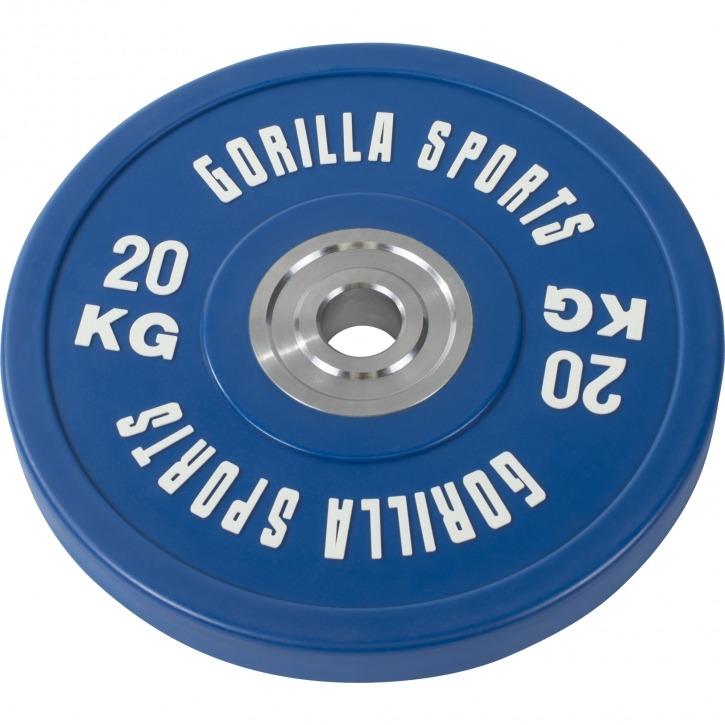 Pro Olympic Bumper Plate 20KG - Gorilla Sports South Africa - Weights
