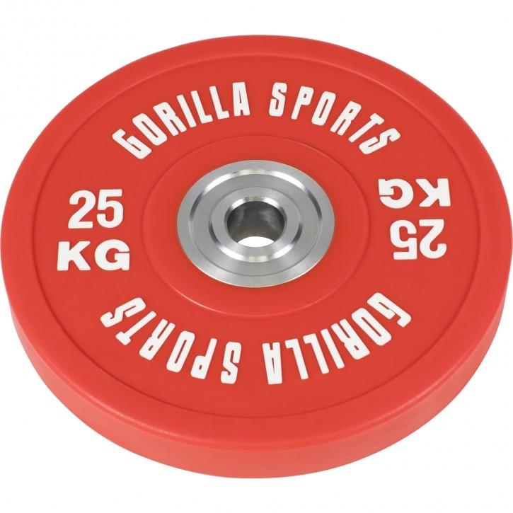 Pro Olympic Bumper Plate 25KG - Gorilla Sports South Africa - Weights