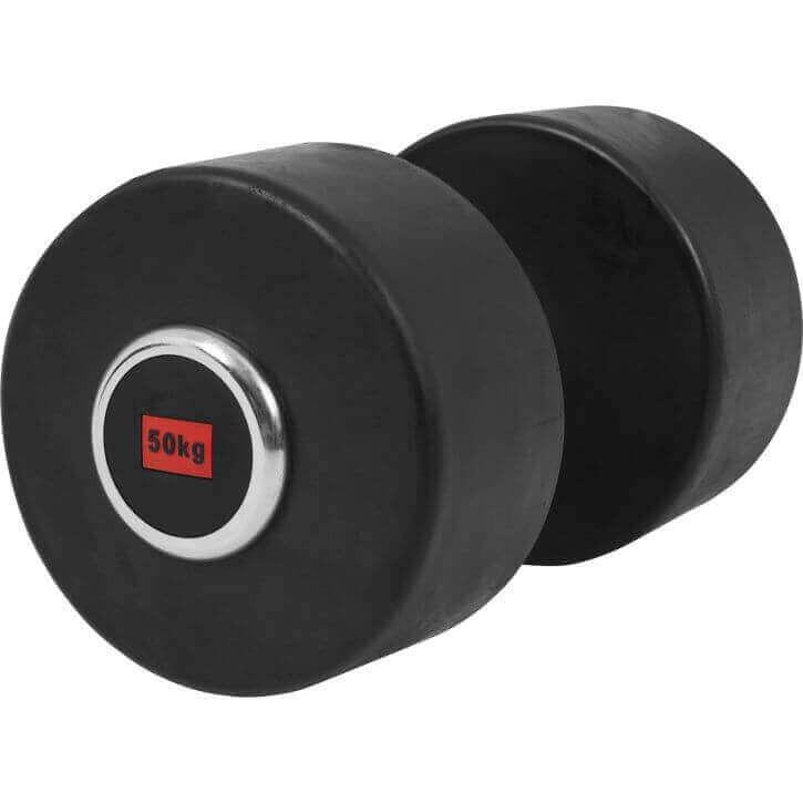 Pro Fixed Dumbbell 50KG - Chrome - Gorilla Sports South Africa - Weights