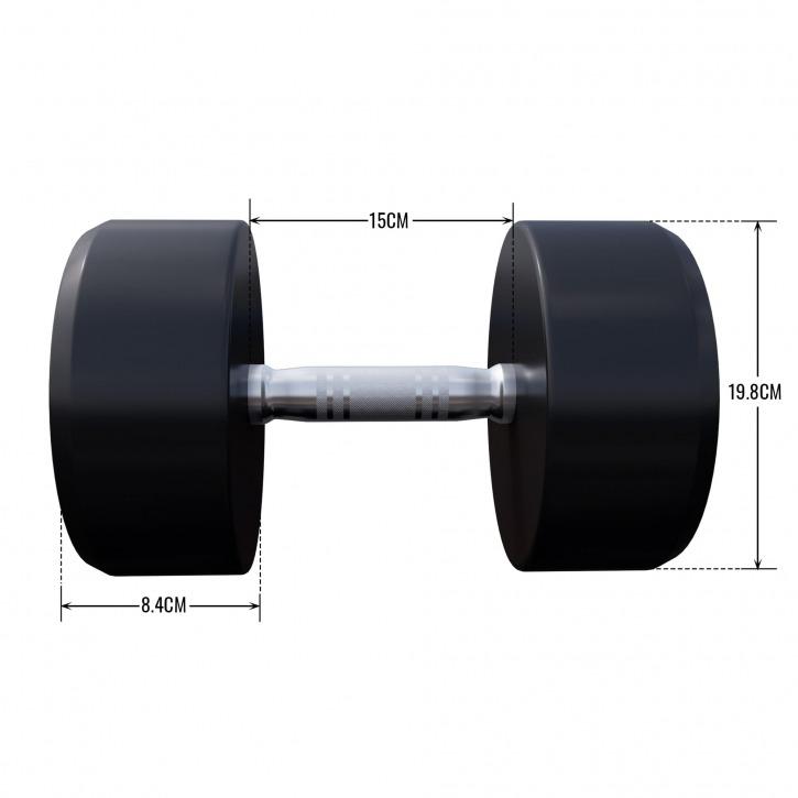 Fixed Dumbbell 27.5KG - Gorilla Sports South Africa - Weights