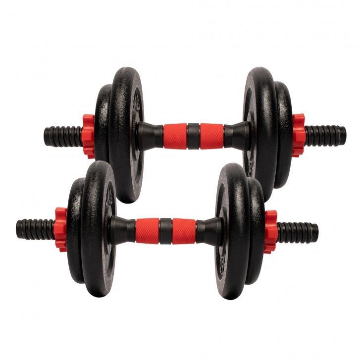 Iron gym 15kg adjustable dumbbell online set