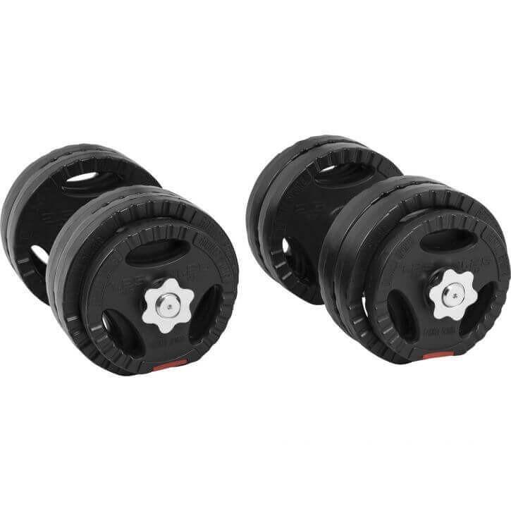 Vinyl Tri-Grip Dumbbell Set 30KG - Gorilla Sports South Africa - Weights