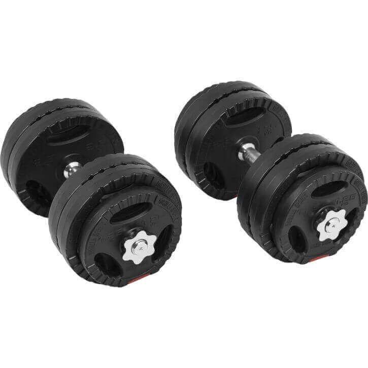 Vinyl Tri-Grip Dumbbell Set 30KG - Gorilla Sports South Africa - Weights