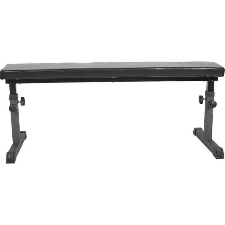 Adjustable height flat bench hot sale