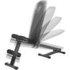 Gyronetics E-Series Multi Incline Flat Bench Sit Up Bench - Gorilla Sports South Africa - Gym Equipment