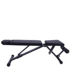 Foldable Weight Bench - Black - Gorilla Sports South Africa - Gym Equipment