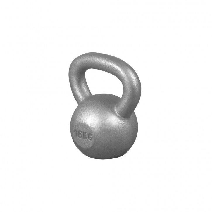 Cast Iron Kettlebell 16KG - Black - Gorilla Sports South Africa - Kettlebells