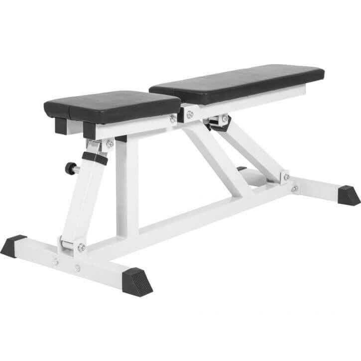 Multi Function Bench - White - Gorilla Sports South Africa - Gym Equipment