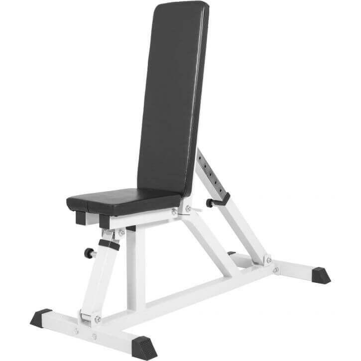 Multi Function Bench - White - Gorilla Sports South Africa - Gym Equipment