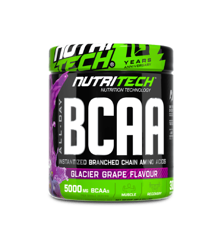 NUTRITECH - All-Day BCAA 5000 Glacier Grape - Gorilla Sports South Africa - Nutrition