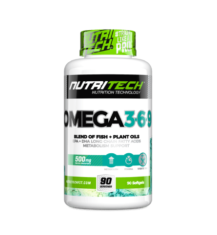 NUTRITECH - OMEGA 3-6-9 90 Soft gels - Gorilla Sports South Africa - Nutrition
