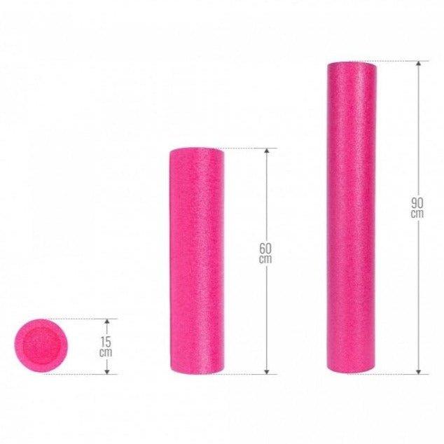 Pilates Roller 90 x 15 cm - Pink - Gorilla Sports South Africa - Aerobic & Yoga