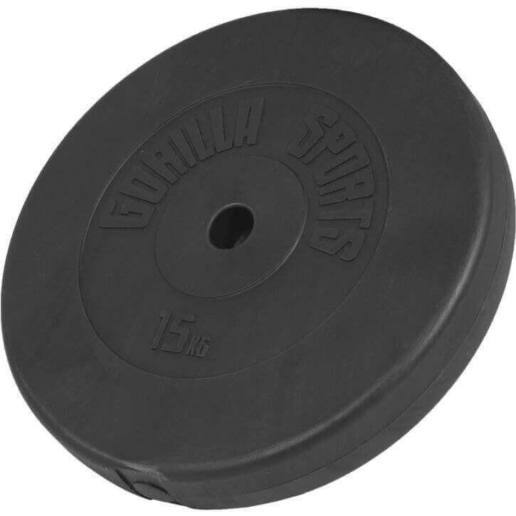 Vinyl Weight Plate 15KG - Gorilla Sports South Africa - Weights
