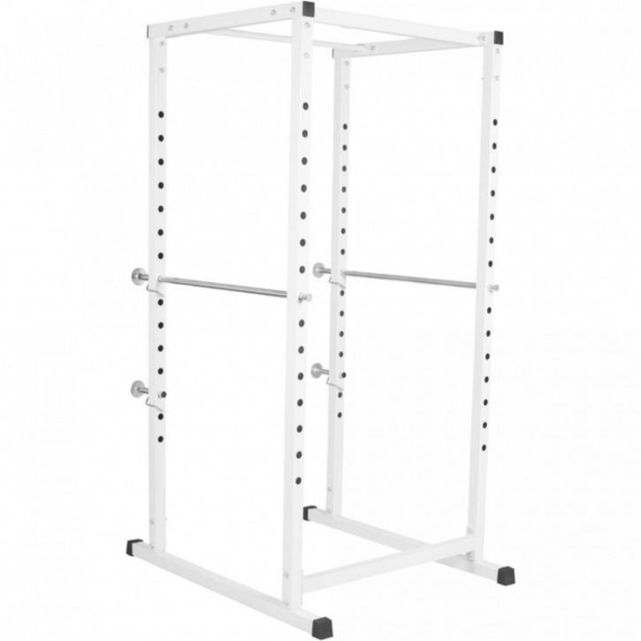 Power Rack - White - Gorilla Sports South Africa - Gym Equipment