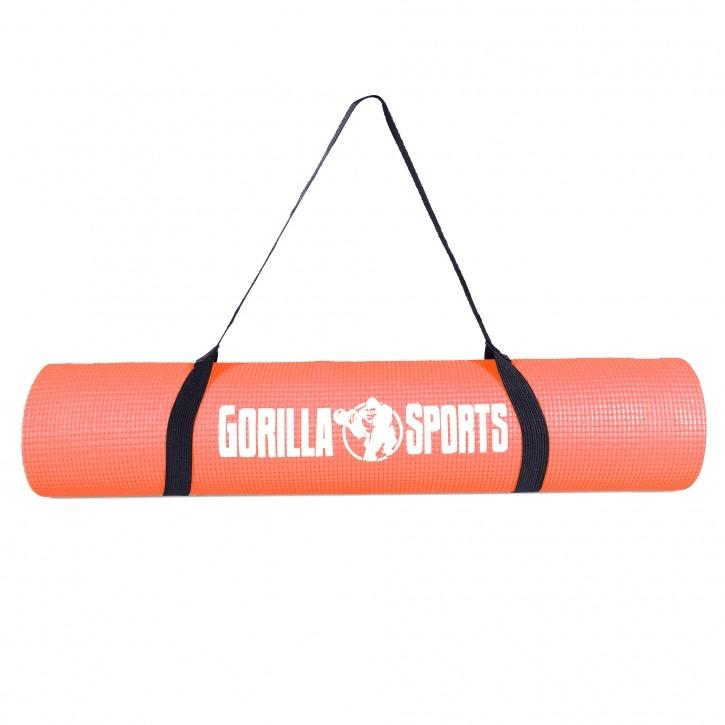 PVC Yoga Mat - Coral - Gorilla Sports South Africa - Aerobic & Yoga