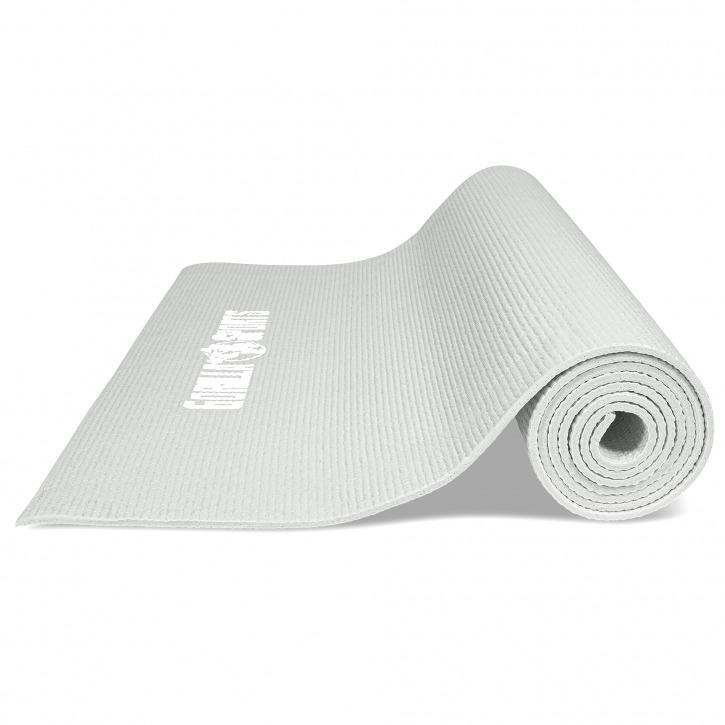 PVC Yoga Mat - Cool Grey - Gorilla Sports South Africa - Aerobic & Yoga