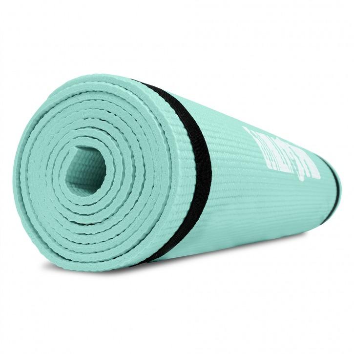 PVC Yoga Mat - Ice Blue - Gorilla Sports South Africa - Aerobic & Yoga