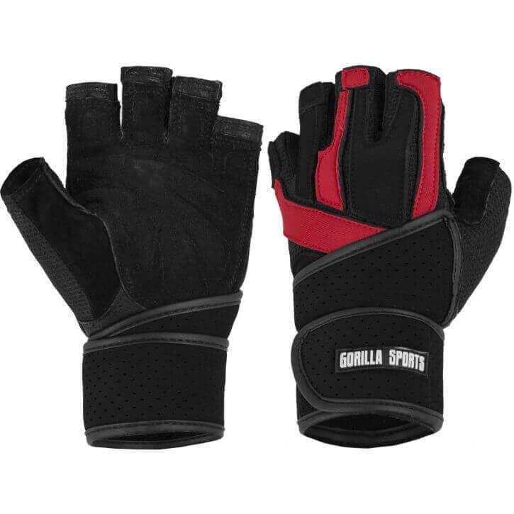 Deluxe Weight Lifting Gloves With Wrist Support - XL - Gorilla Sports South Africa - Gym Equipment