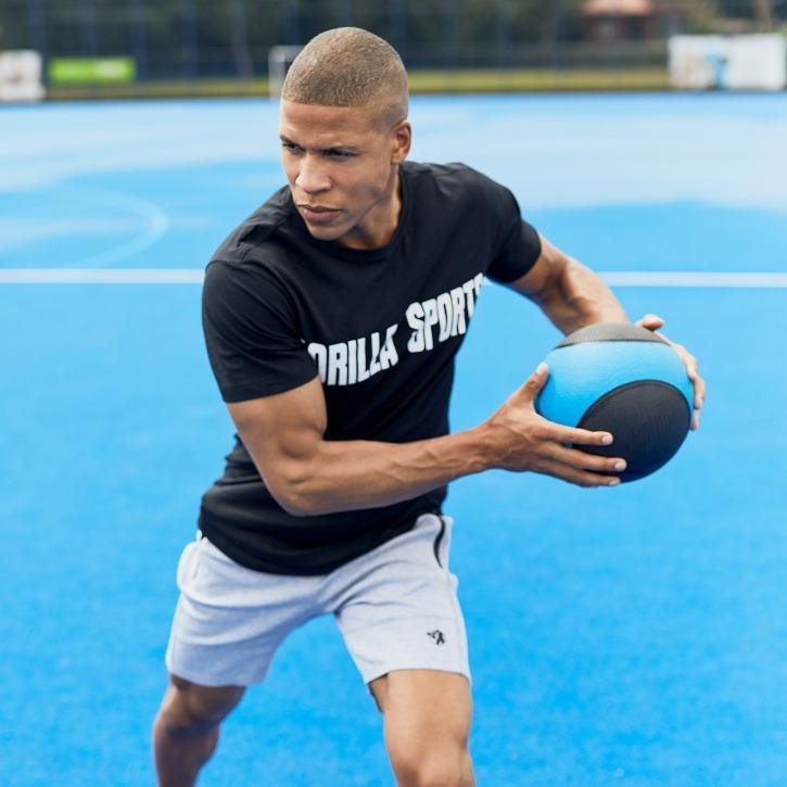 Medicine Ball 9KG - Grey/Black - Gorilla Sports South Africa - Functional Training