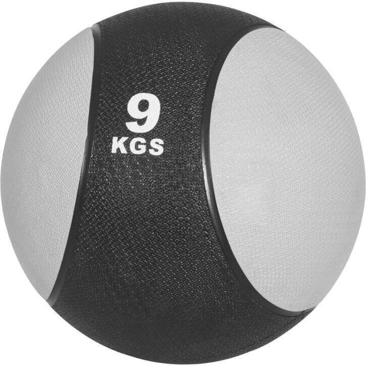 Medicine Ball 9KG - Grey/Black - Gorilla Sports South Africa - Functional Training