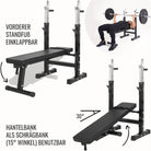 Weight Bench - Black with 100KG Vinyl Weight Set - Starlock - Gorilla Sports South Africa - Specials