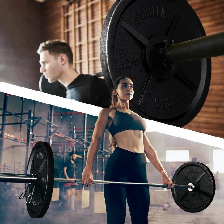 Olympic Cast Iron Weight Plate 50/51 mm - 25KG - Gorilla Sports South Africa - Weights