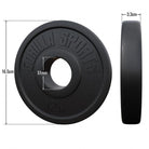 Olympic Vinyl Weight Plate 50/51 mm - 1.25KG - Gorilla Sports South Africa - Weights