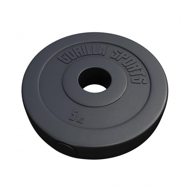 Olympic Vinyl Weight Plate 50/51 mm - 5KG - Gorilla Sports South Africa - Weights