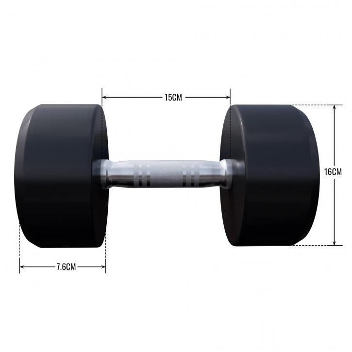 Fixed Dumbbell 15KG - Gorilla Sports South Africa - Weights