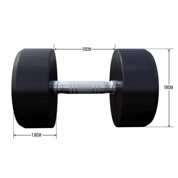 Fixed Dumbbell 25KG - Gorilla Sports South Africa - Weights
