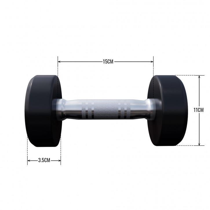 Fixed Dumbbell 2.5KG - Gorilla Sports South Africa - Weights