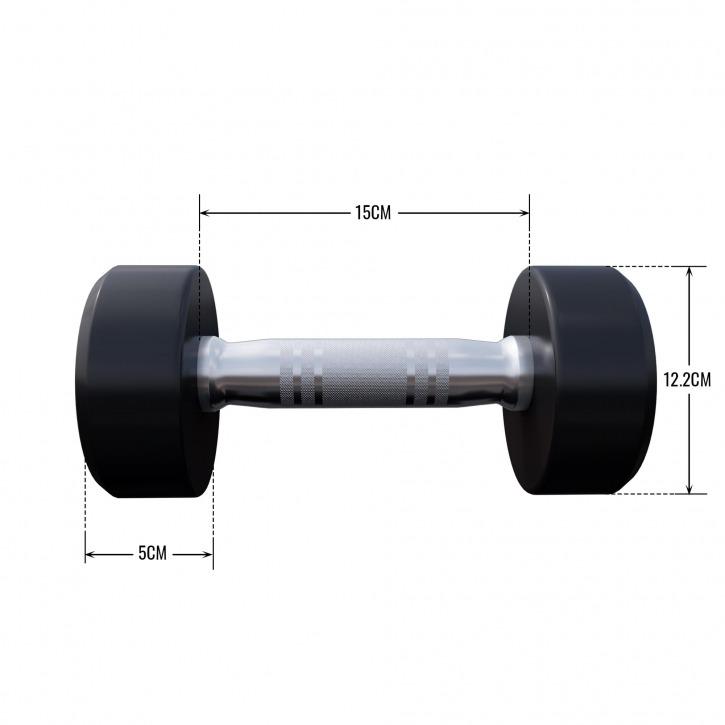 Fixed Dumbbell 5KG - Gorilla Sports South Africa - Weights
