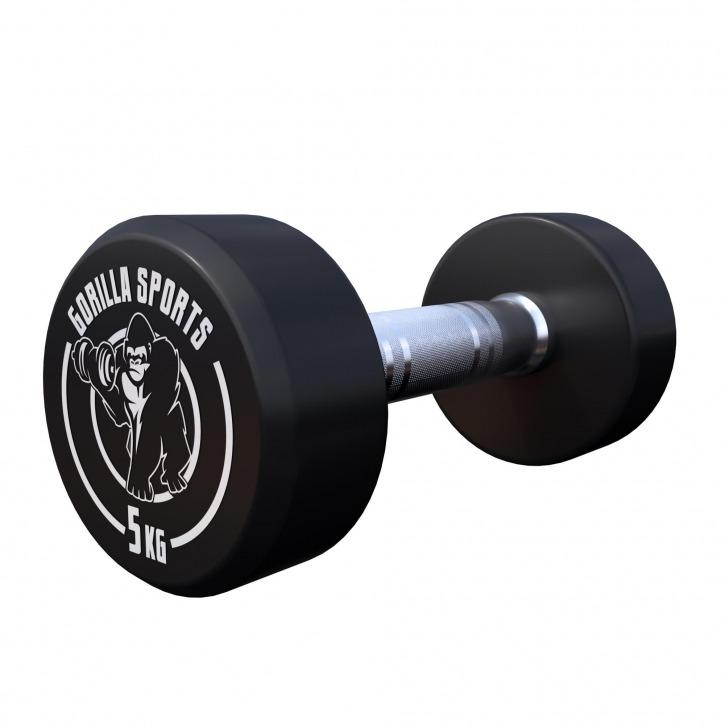 Fixed Dumbbell 5KG - Gorilla Sports South Africa - Weights