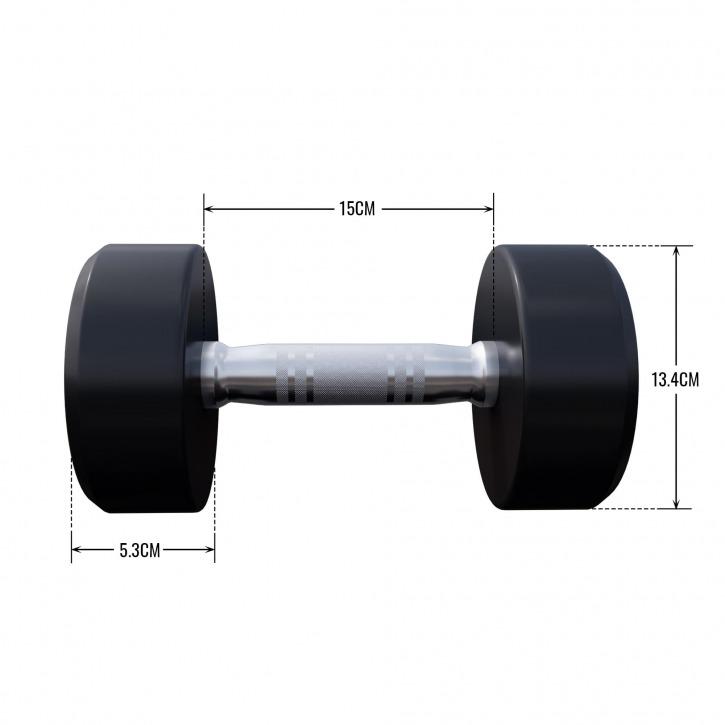 Fixed Dumbbell 7.5KG - Gorilla Sports South Africa - Weights