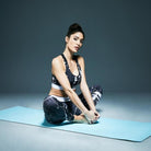 TPE Yoga Mat 180 x 60 x 0.8cm - Blue/Black - Gorilla Sports South Africa - Aerobic & Yoga