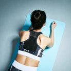 TPE Yoga Mat 180 x 60 x 0.8cm - Blue/Black - Gorilla Sports South Africa - Aerobic & Yoga