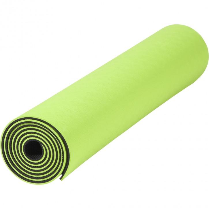 TPE Yoga Mat 180 x 60 x 0.8cm - Green/Black - Gorilla Sports South Africa - Aerobic & Yoga