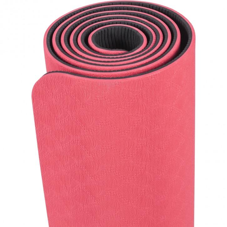 TPE Yoga Mat 180 x 60 x 0.8cm - Red/Black - Gorilla Sports South Africa - Aerobic & Yoga